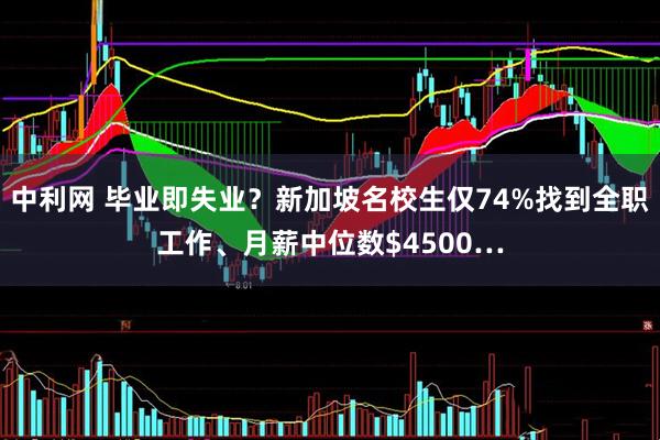 中利网 毕业即失业？新加坡名校生仅74%找到全职工作、月薪中位数$4500…