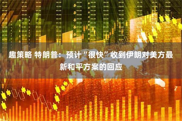 趣策略 特朗普：预计“很快”收到伊朗对美方最新和平方案的回应